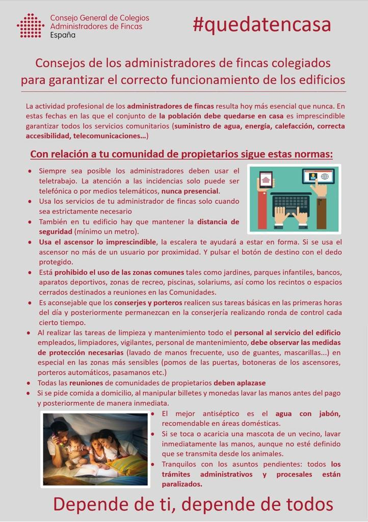 CONSEJOS DEL ADMINISTRADOR DE FINCAS PARA EL CORRECTO FUNCIONAMIENTO DE LOS SERVICIOS